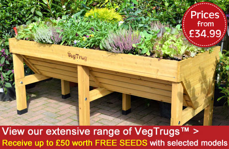 VegTrugs? receive FREE SEEDS worth up to £50 with selected models